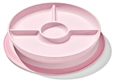 Produktbild von Oxo Tot Stick & Stay Teller Mit 3 Fächern - Blossom
