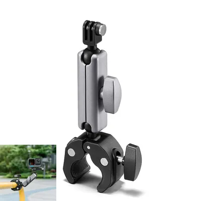 Produktbild von Autohalterung,360° drehbare Kamerahalterung, inklusive Saugnapf und Clip,geeignet für Motorräder und gängige Sportkameras wie GoPro,Insta360,DJI usw.