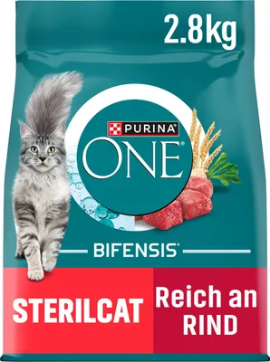 Produktbild von PURINA ONE BIFENSIS Sterilcat für sterilisierte Katzen, 4 x 2,8kg