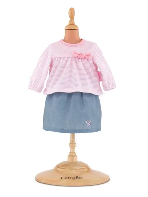 Image de Top et jupe poupon 30 cm - habit mon premier corolle - 110190 (444)