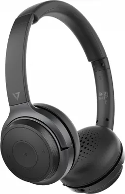 Obrázek produktu pro V7 HB600S, Bezdrátový, Hovory/hudba, 20 - 20000 Hz, 158,3 g, Sluchátka s mikrofonem, Černá