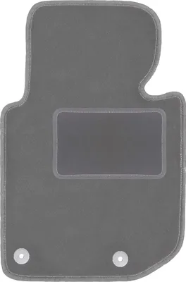 Produktbild von Fahrerfußmatte Velours graphit passend für BMW 3 E36 (1993-2001, Cabrio) – mit Befestigungen – passgenau