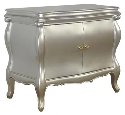 Obrázok produktu pre Casa Padrino Baroková komoda Vienna silver 95 cm skrinka