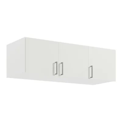 Produktbild von Aufsatzschrank 3-türig, 136cm breit, weiß, TRIEST-166