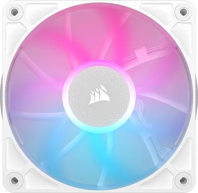 Produktbild von Corsair iCUE LINK RX120 RGB, Ventilator, 12 cm, 400 RPM, 2100 RPM, Weiß
