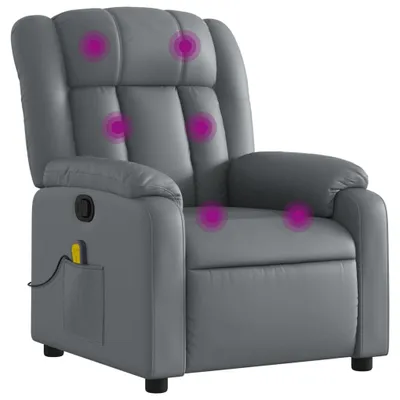Obrázok produktu pre VidaXL 373570, Umelá koža, Šedá, Pena, 110 kg, 780 mm, 920 mm