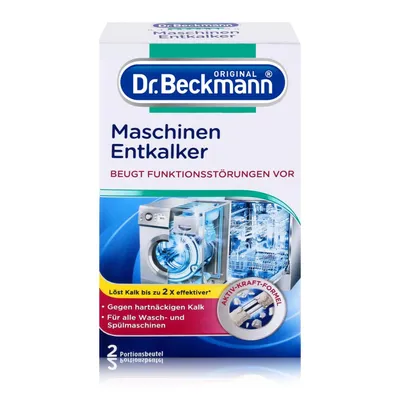 Produktbild von Dr. Beckmann Maschinen Entkalker 2 x 50g - Gegen hartnäckigen Kalk (1er Pack)