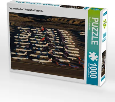 Produktbild von CALVENDO Puzzle Flugzeugfriedhof / Flughafen Victorville | 1000 Teile Lege-Größe 64x48cm Foto-Puzzle für glückliche Stunden