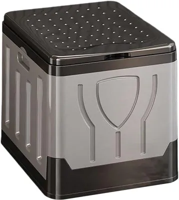 Produktbild von Famanu Campingtoilet Tragbares Toilettensystem - Ergonomisch, Faltbar, Grau