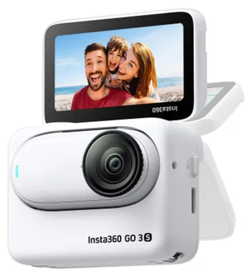 Immagine prodotto di Insta360 - CINSAATAGO3S04 - GO 3S - Action camera - 128GB - bianca - Kit standard
