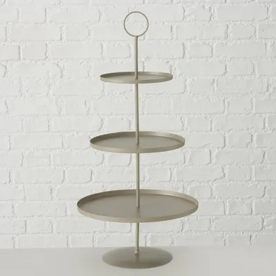 Obrázok produktu pre Boltze Etagere Samona (Dekoration aus Eisen, 30 x 30 x 60 cm Deko Beige) 2011288