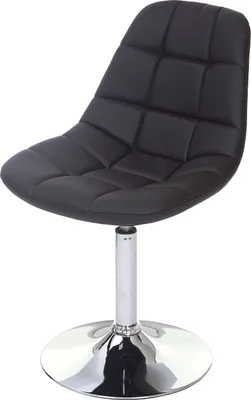 Obrázek produktu pro Jídelní židle HWC-A60, otočná židle, retro design 50. let koženka hnědá, chromová podnož