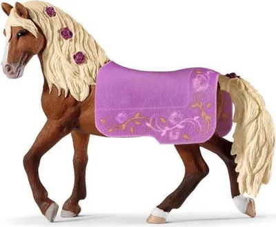 Produktbild von Pferdefigur "Paso Fino"-Hengst, Schleich, Set mit Pferd und Decke, Horse Club, 42468