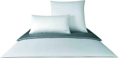 Produktbild von JOOP! Mako-Satin Bettwäsche-Garnitur Micro Pattern Farbe silber Größe 40/80 240/2 2 0