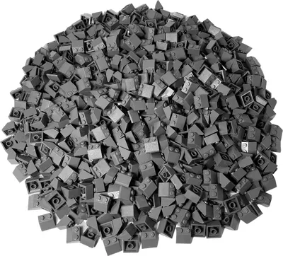 Image de LEGO® 2x2 Tuiles Gris foncé pour toit - 3039 NOUVEAU ! Quantité 50x