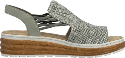 Produktbild von Rieker Espadrilles Sandalen Damen 32313932393731 Grün 43 EU
