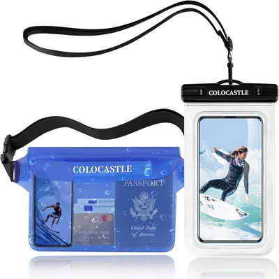 Produktbild von Wasserdichte Tasche mit verstellbarem Riemen, Handyhülle, Hüfttasche, für Wassersport
