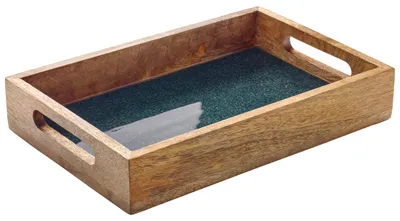 Obrázok produktu pre Zassenhaus Tablett MINERAL COAL, Mango, 30,5 x 20 x 5,5 cm