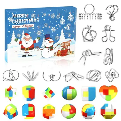 Immagine prodotto di Calendario dell'Avvento con puzzle per bambini