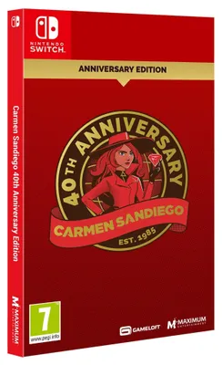 Produktbild von Maximum Games Carmen Sandiego - 40th Anniversary Edition, Nintendo Switch, RP (Rating Pending)