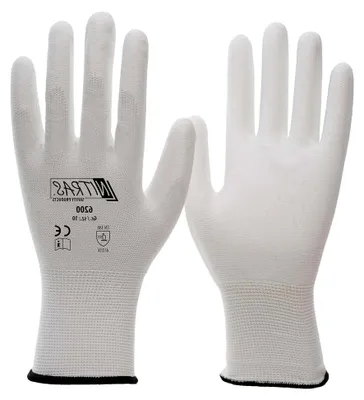 Produktbild von Nylonhandschuhe in Weiß, Größe S - 3XL, 12 Paar