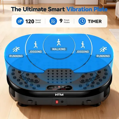 Produktbild von Vibrationsplatte 18 Zoll mit Touchscreen und 120 Geschwindigkeitsstufen für den Heimgebrauch