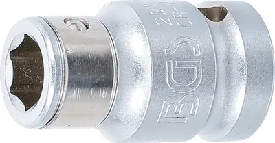 Zdjęcie produktu dla BGS technic Bit Adaptor with retaining Ball, Stal chromowo-wanadowa, 58 mm, 58 g