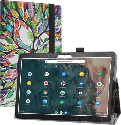 Image de Étui Pour Tablette Archos T96 9,6 Pouces En CuirPolyuréthaneMulticolore Mat Avec Support