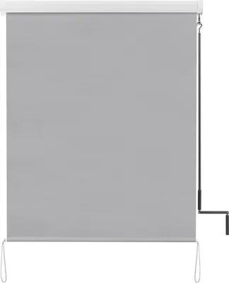 Image de Store à enroulement Bolt Edge avec manivelle - Gris - 140x240cm - Luxaflex - Occultant & Isolant