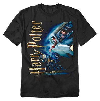 Image de T-shirt Harry Potter, modèle unie pour hommes et femmes, référence TV41862 (taille XL), couleur noire