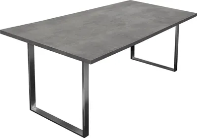 Produktbild von Esstisch "Steel" in graphit. Abmessungen (BxHxT) 200x76x100 cm