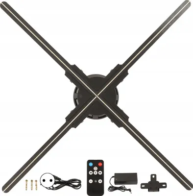 Produktbild von 3D Wifi 2K Hd Hologramm Projektor 520X520Mm Mit Bluetooth Und Fernbedienung