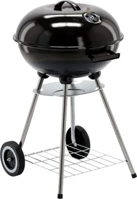 Zdjęcie produktu dla Tg56276 Grill Węglowy Ogrodowy Okrągły Z Pokrywą Popielnik