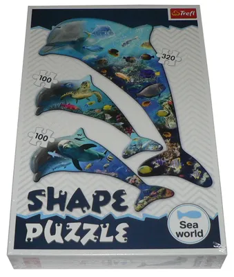 Obrázek produktu pro Trefl Sada puzzle "Mořský svět" 3 v 1, motiv: delfíni