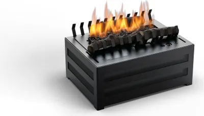 Produktbild von Planika - Senso Basket BEV Bioethanolbrenner ohne Abzug, Fernbedienung, echte Flamme, Stahl