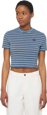 Produktbild von Dickies Altoona Stripe Kurzarm-t-shirt Blau S Frau Blau S