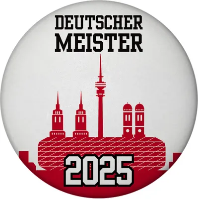 Produktbild von München Skyline Magnet - Deutscher Meister 2025