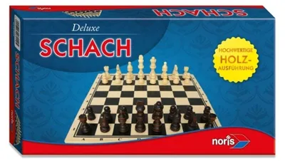 Image de Noris Spiele Deluxe Holz - Échecs ; 606108014