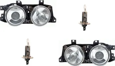 Produktbild von Johns, Scheinwerfer Halogen passend für BMW 5er E34 09/88-10/95 mit H1 Set Links Rechts 63121391597 1378361 1390289 1391597 63121378361 63121390289 63