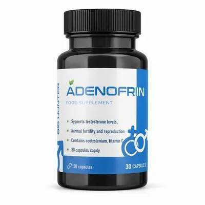 Zdjęcie produktu dla Adenofrin – preparat wspomagający dobre samopoczucie mężczyzn, 30 kapsułek