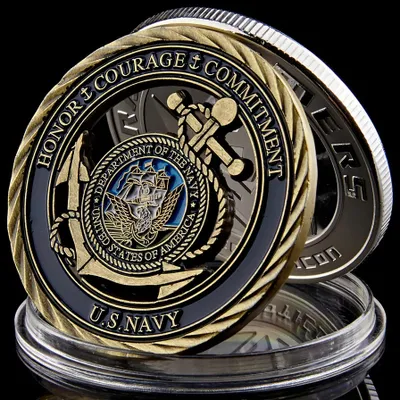 Produktbild von Dekorative Münze Navy - Einzigartiges Geschenk KP5733