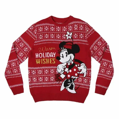 Produktbild von Disney Minnie Weihnachtsstrickpullover XS