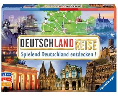 Produktbild von Ravensburger Deutschlandreise, Brettspiel, ab 8 Jahren, bis 6 Personen