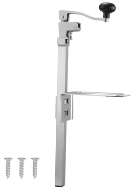 Produktbild von SucceBuy Manueller Tischdosenöffner aus Gusseisen, höhenverstellbar für Dosen bis zu 30 cm Höhe, mit Edelstahlklinge – ideal für den Einsatz in Restaurants