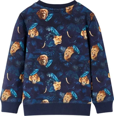 Produktbild von vidaXL Kinder-Sweatshirt Marineblau 104
