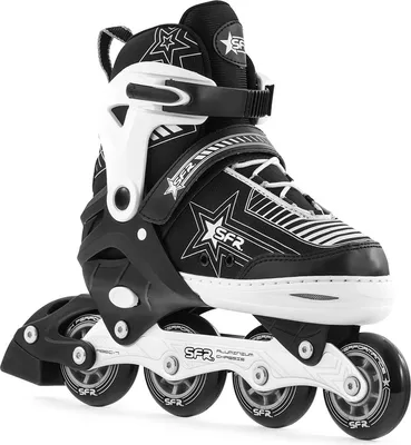 Produktbild von Sfr Skates Pulsar Inline-skates Weiß,Schwarz EU 35 1/2-39 1/2 Jungen,Mädchen Weiß,Schwarz EU 35 1/2-39 1/2