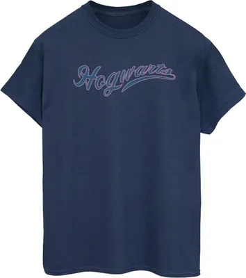 Produktbild von Harry Potter - "Hogwarts" T-Shirt für Damen BI27727 (M) (Marineblau)