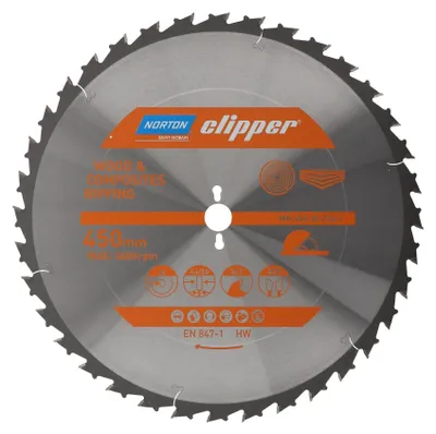 Zdjęcie produktu dla NORTON Piła Tarczowa 450mm PRO WOOD RIPPING 36z
