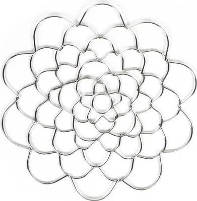 Produktbild von 1/3/4 Stück Blumenhalter, Edelstahl, Blumenarrangementhalter, wiederverwendbares Blumenarrangement-Werkzeug für Zuhause