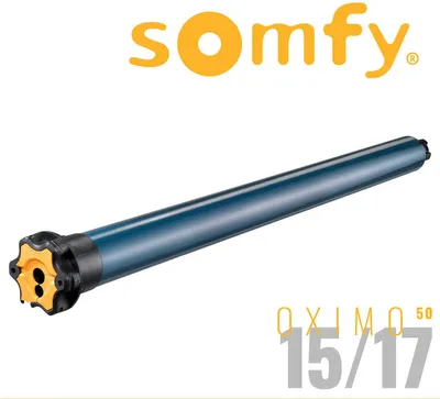 Produktbild von Somfy Oximo 50/60 io 15/17 Funk-Rohrmotor Antrieb Rollladenmotor Laufwerk